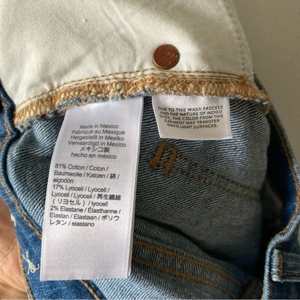 Madewell Cropped Classic Straight Leg Jeans 25‎ - Picture 7 of 7